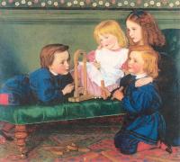 Hughes, Arthur - Classical oil painting